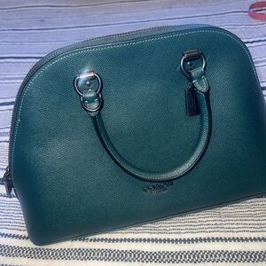 Elegant Teal Coach Handbag